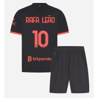 Stroje piłkarskie AC Milan Rafael Leao #10 Koszulka Trzeciej dla dzieci 2026-27 Krótki Rękaw (+ szorty)